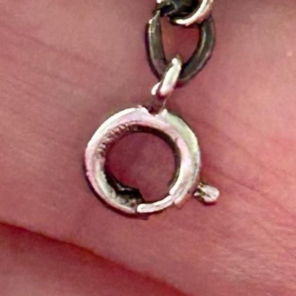 Vintage Sterling Silver Mustard Seed Religious Faith Charm Pendant - Picture 7 of 7